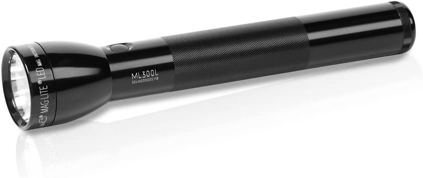 Maglite ML300L LED 3-Cell D Flashlight, Black